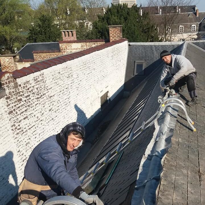 ISELP - Toiture inclinée - Couverture en ardoises naturelles