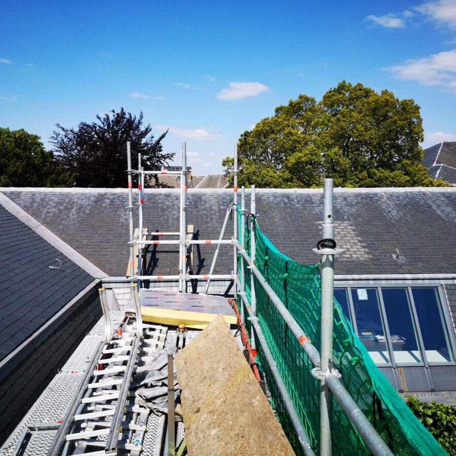 ISELP - Toiture inclinée - Couverture en ardoises naturelles