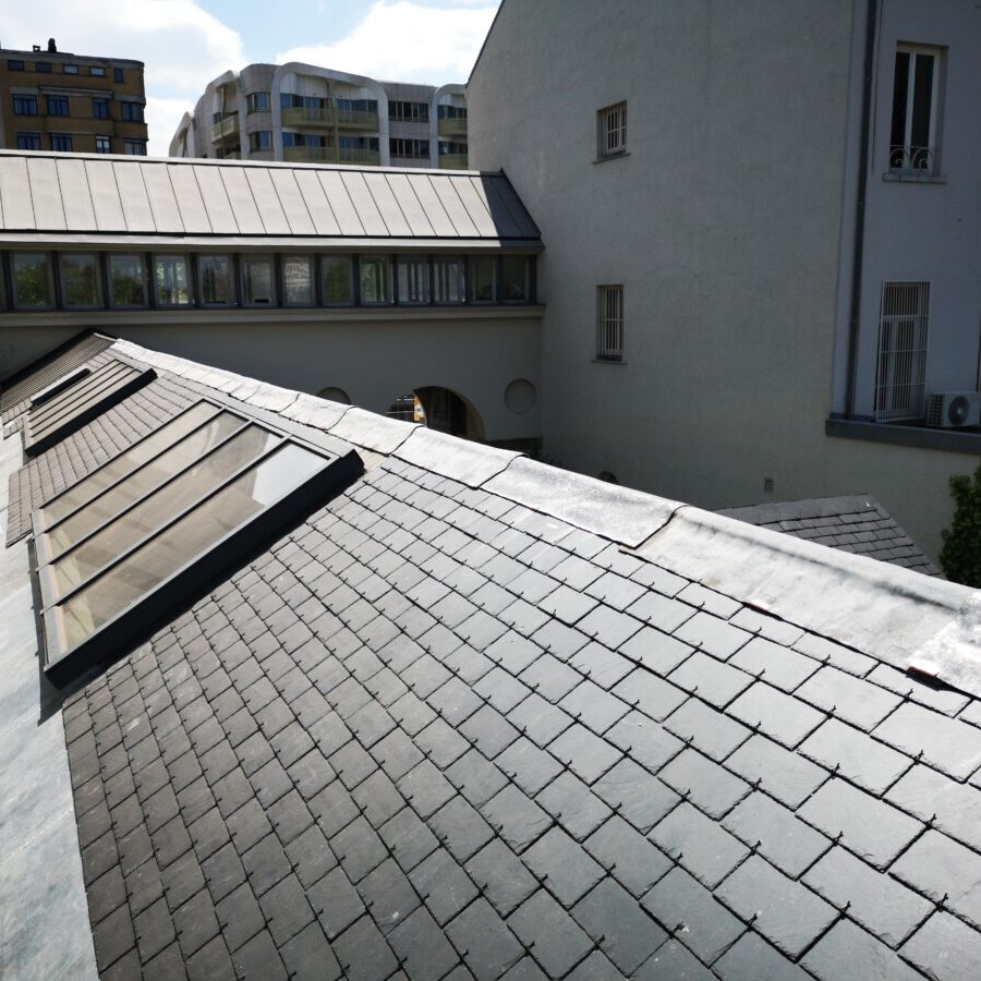 ISELP - Toiture inclinée - Couverture en ardoises naturelles